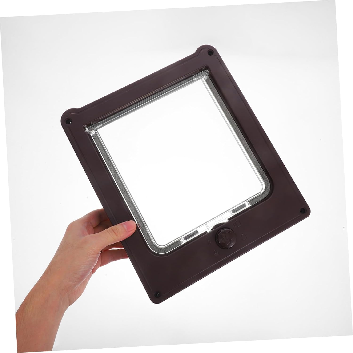 Toyvian Cat Dog Door Weatherproof Flap Indoor Outdoor Lock System Small Pet Door Abs Material Modern Design