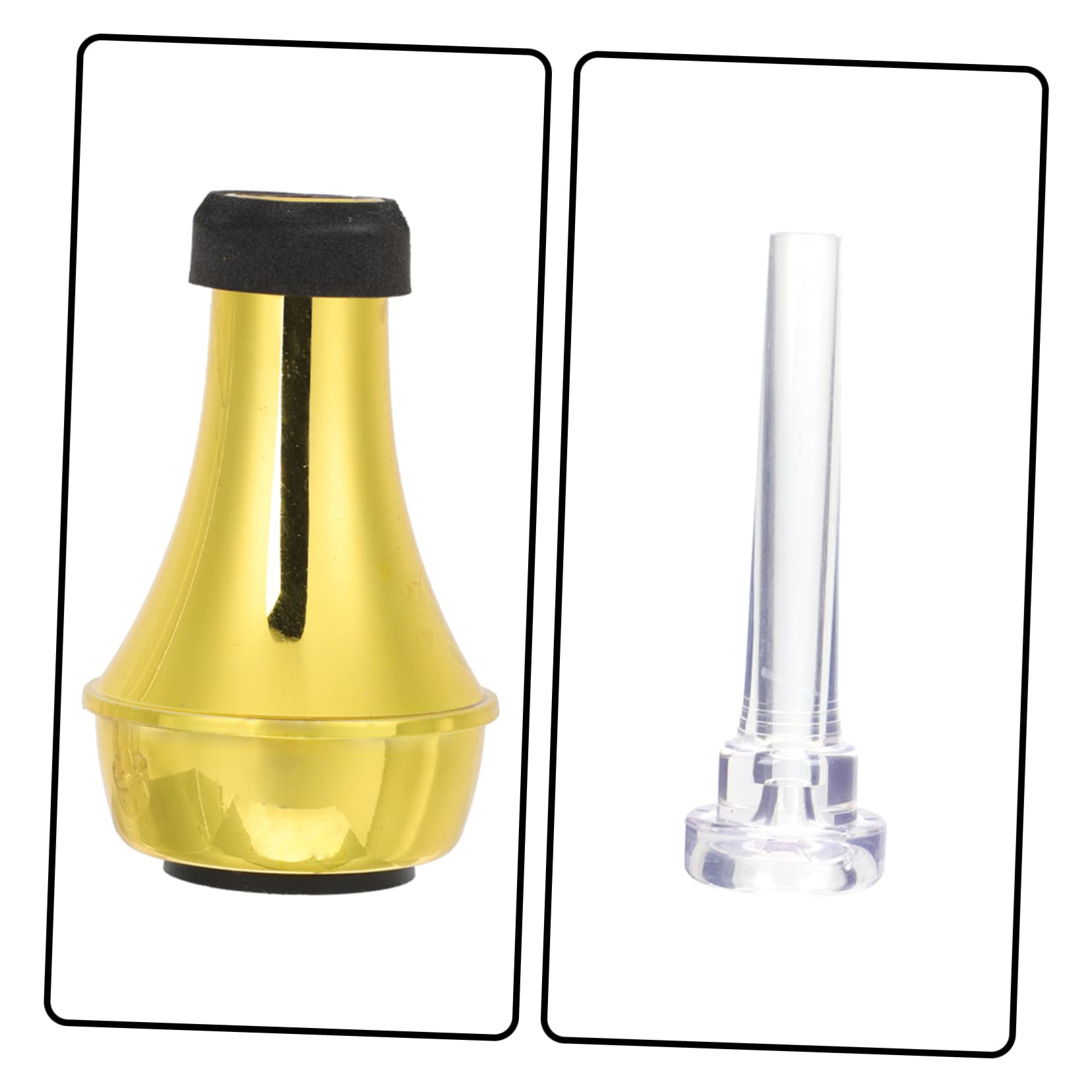 ifundom 3sets Tromba Professionale Con Muta Leggera e Accessori Pratici Per Allenamento Silenzioso
