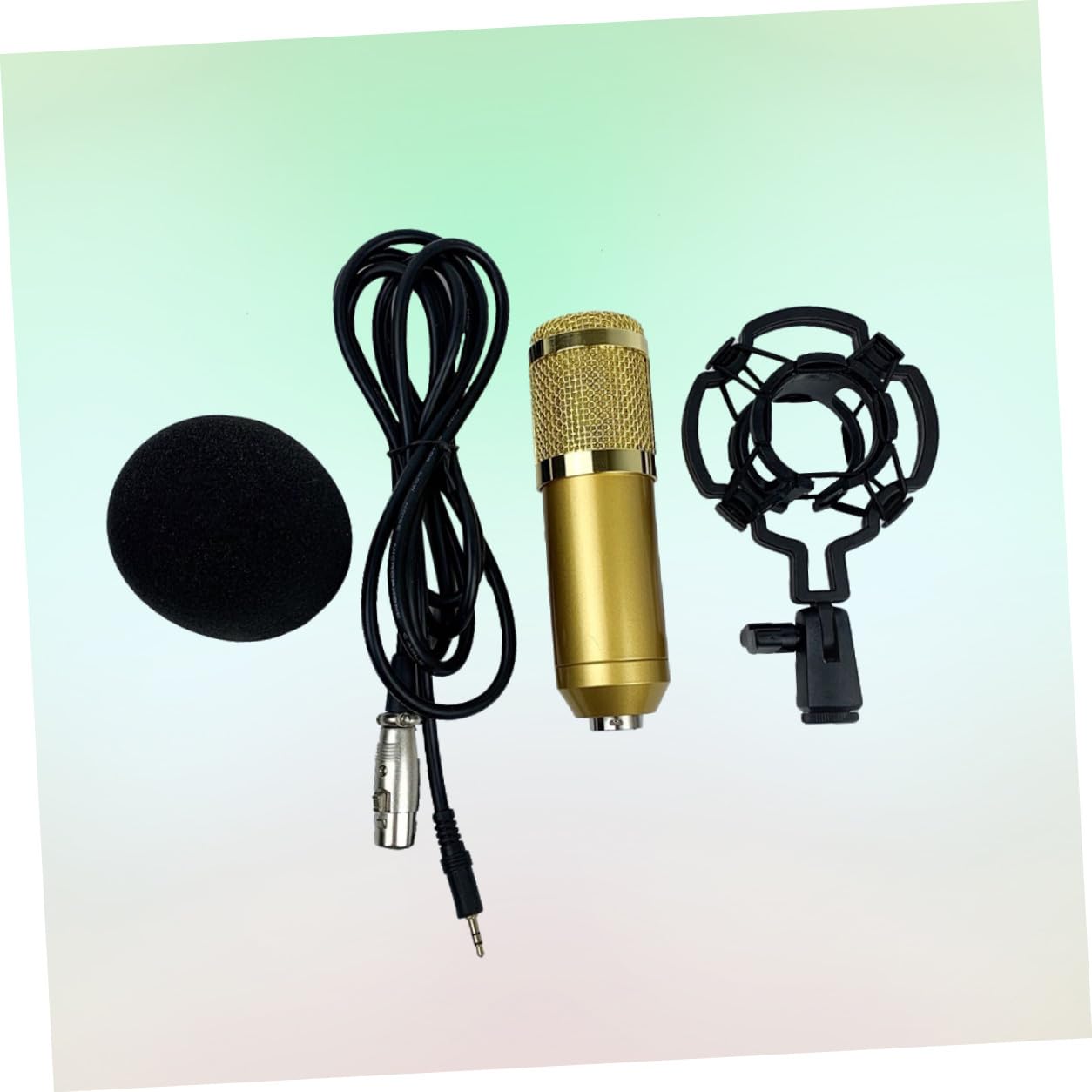 Micrófono de Condensador Bm-800 Malla Doble, Grabación Vocal