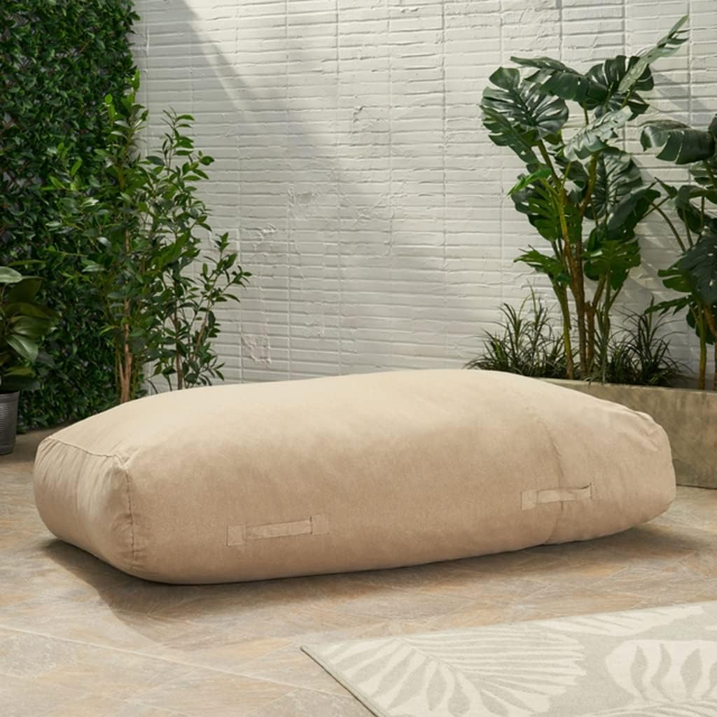Bean Bag Chair Cover Green Memory Foam Filled Recliner for Adults
