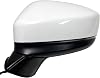Spieg Driver Side Mirror Replacement for Mazda CX-5 2017-2020 Power Heated Led Turn Signal BSM Power Fold Lane Assistance PTM White 9PIN LH