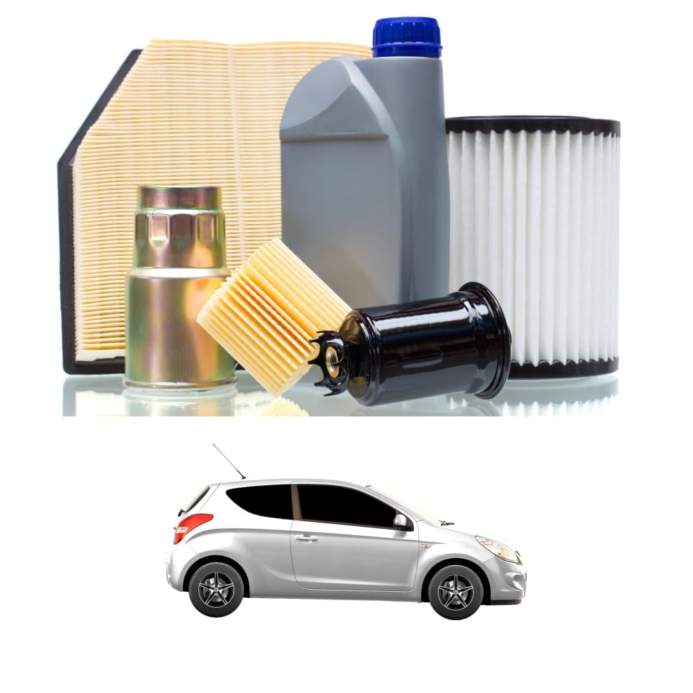 Tagliando Completo Per HYUNDAI I20 1.2 62 KW (2014-2023) – Olio TOTAL 4L + 3 Filtri