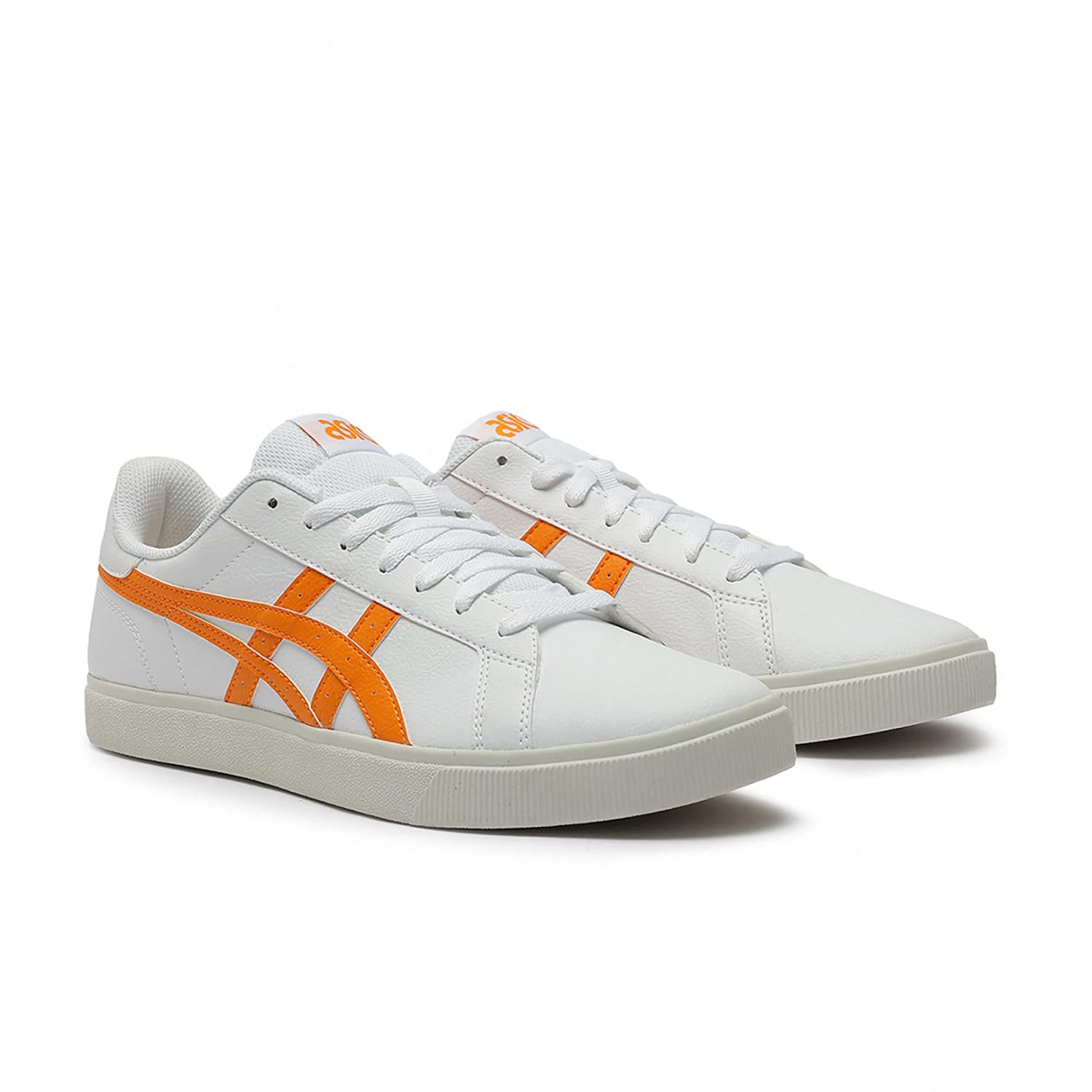 ASICS Men's Classic CT S Sneakers (White) WHITE/ORANGE CONE