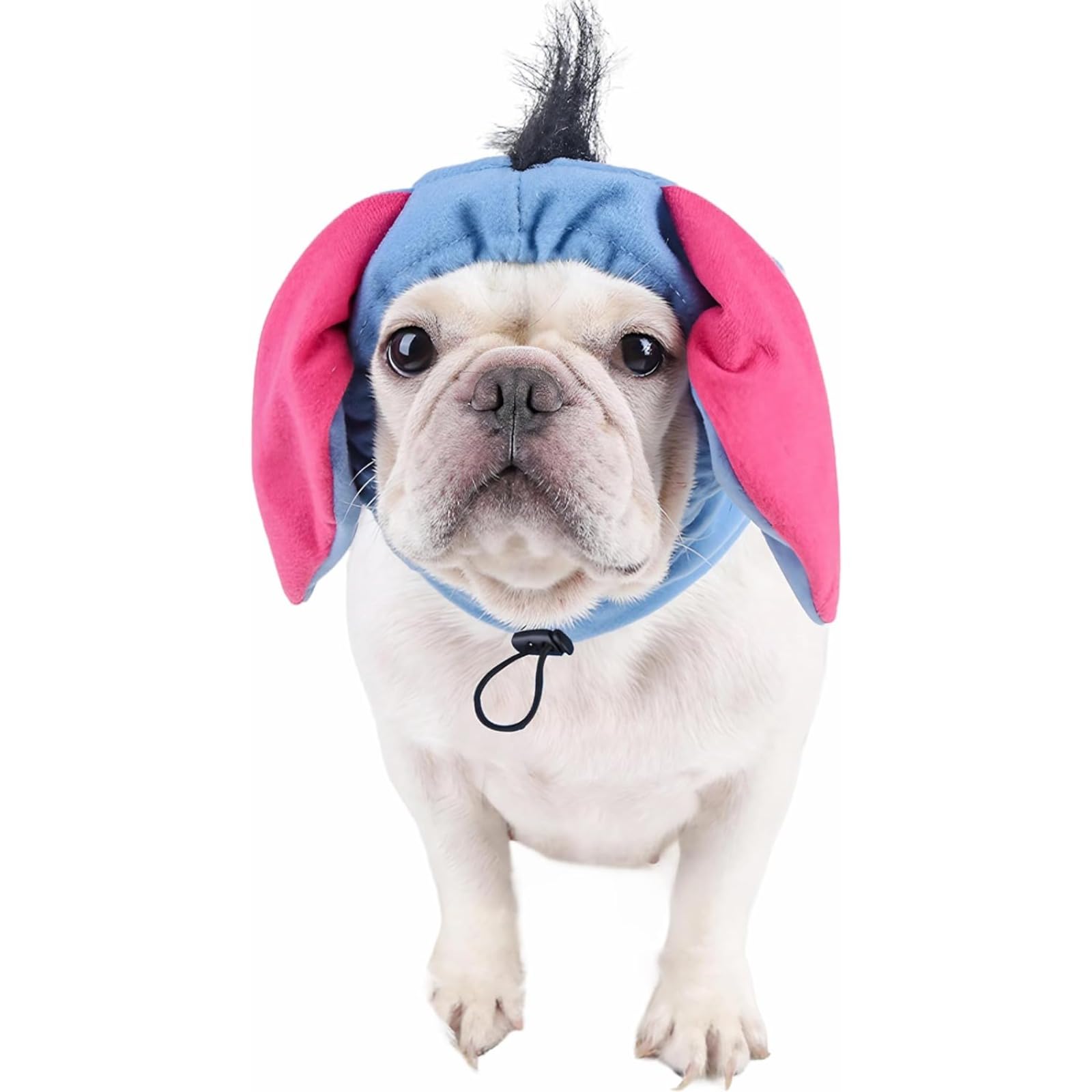 Funny Dog Christmas Costumes Headwear Dog Costume Hat with Donkey Ear for Dogs and Cats Costume for Party Birthday (M)