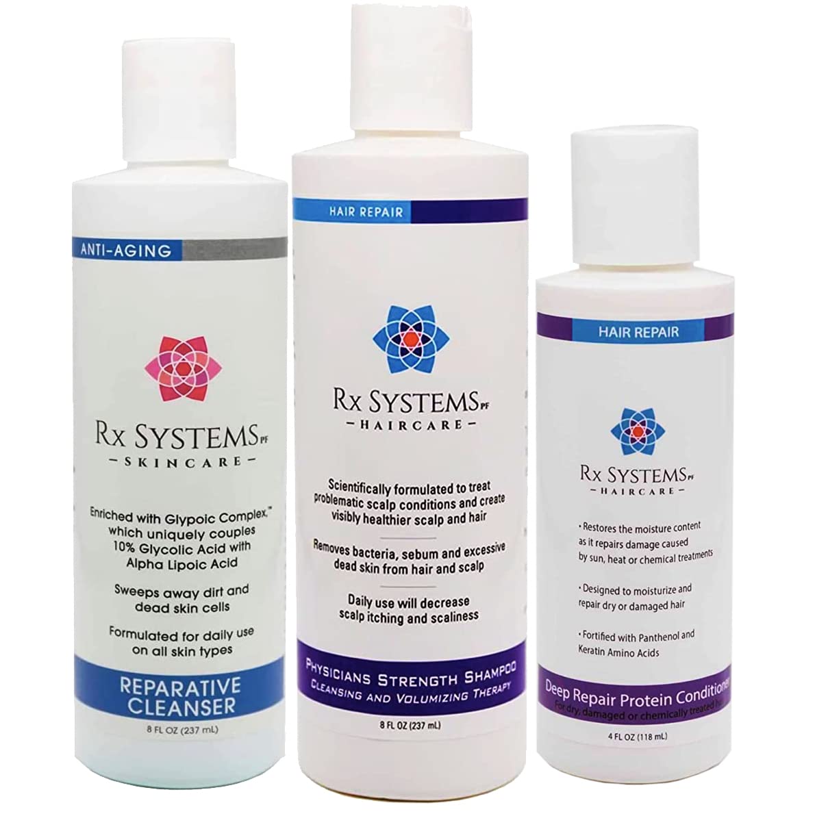 Reparative Cleanser+ Protein Conditioner+Physicians Shampoo