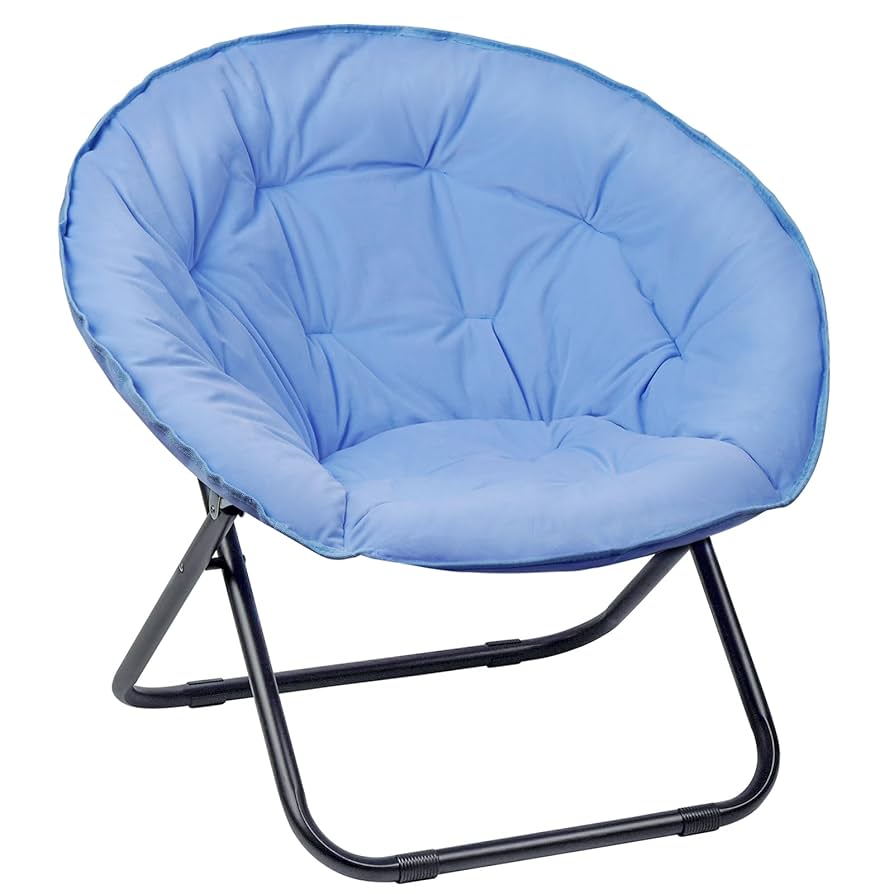 Amazon.com: Folding Chair,Folding Faux Fur Saucer Chair
