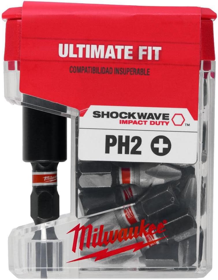 MILWAUKEE ELEC TOOL 48-32-5009 25PK 1" Magnetic Bit Holder