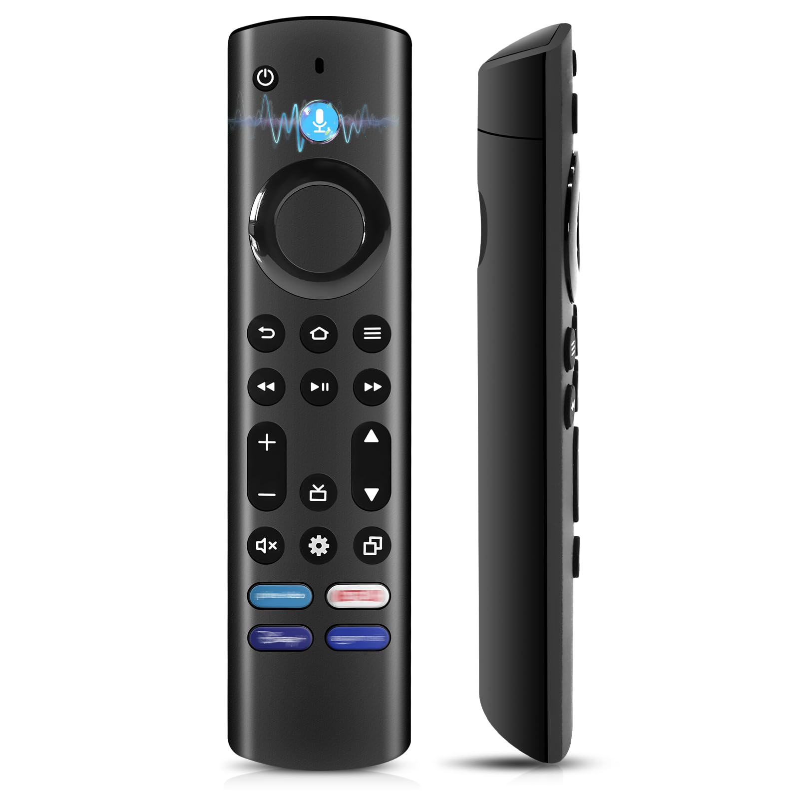 Telecomando Vocale Sostitutivo per AMZ Smart TV Stic-k(2nd Gen & 3rd Gen)/Lite,4K,4K Max,Per AMZ Smart TV Cube (2nd Gen & 3rd Gen) TVs