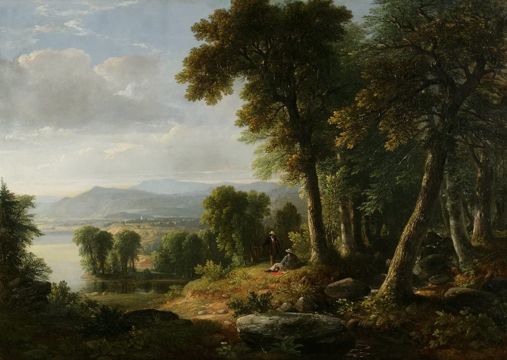 Toile murale abstraite Asher Brown Durand grand format 60x90 - 5