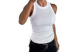 Superior Ribbed Fitted Women's Tank Tops: Elevate Your Wardrobe with Endless Style