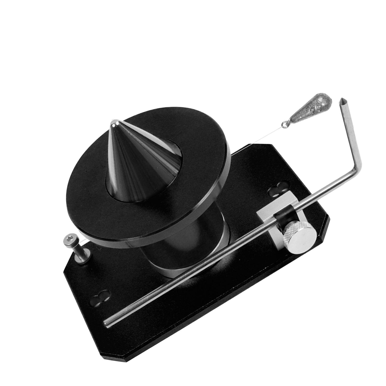 Equilibrador de Cuchillas Montado en la Pared Acero de Aleación Duradero para Cuchillas de Cortacésped Universales 1 Unidad (Black)