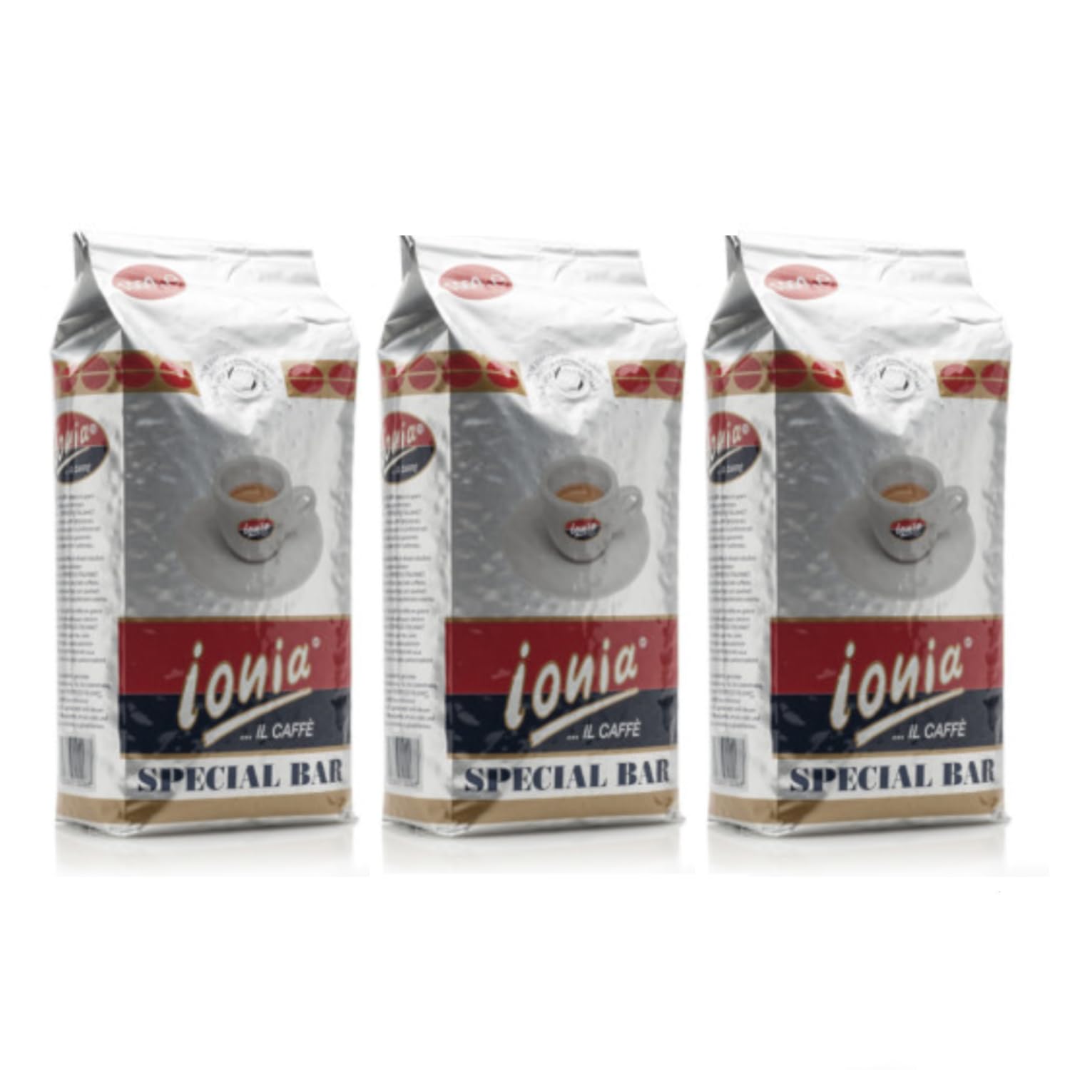 Caffe Ionia GASTRONOMIA Kaffee Sizilien inkl. FeinWert E-Book (3 x 1kg)