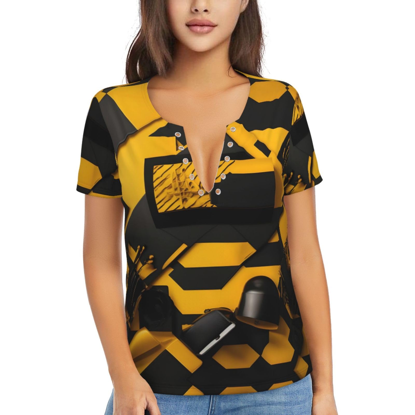 mustard yellow shirt plus size