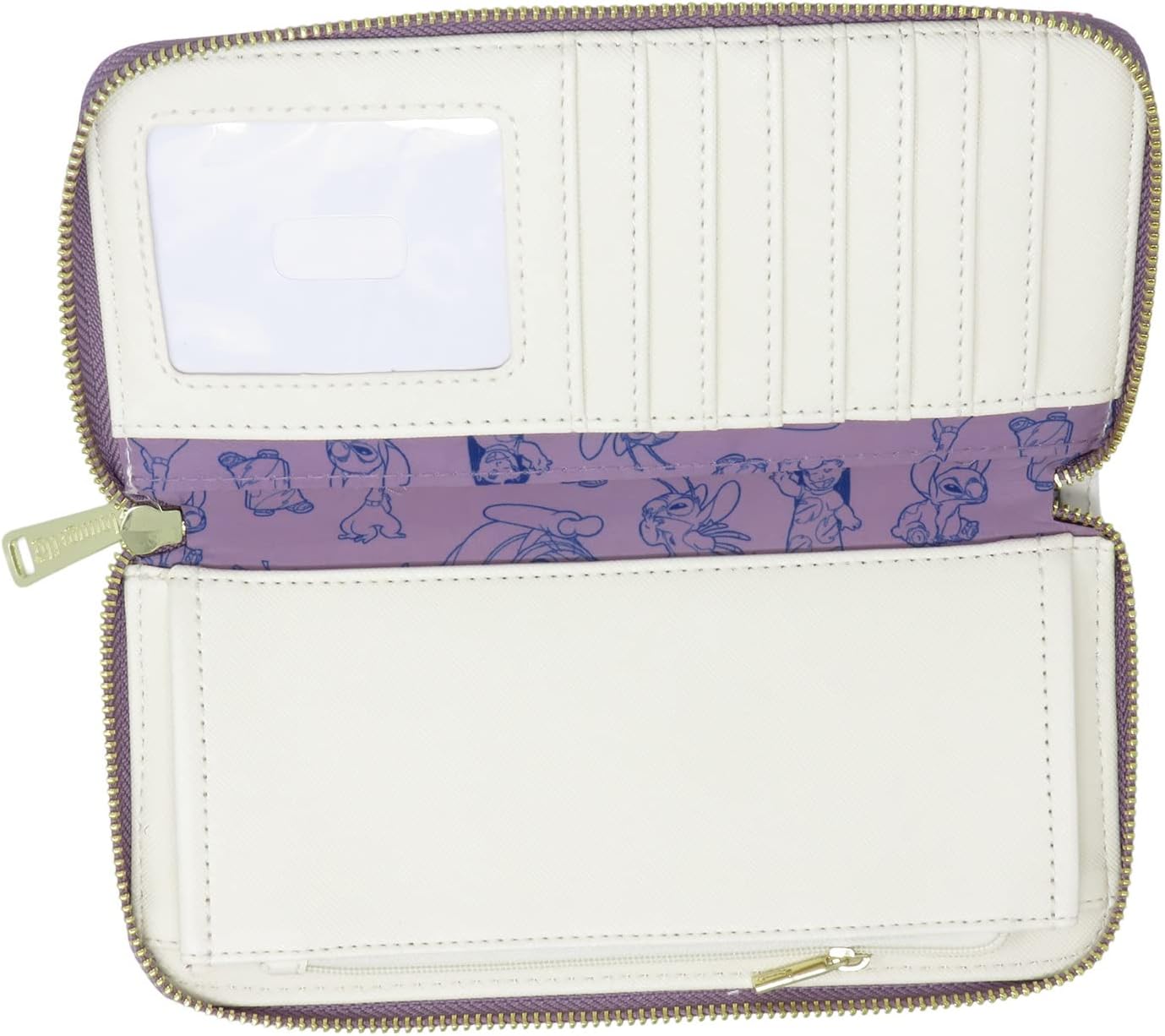 Loungefly Disney Lilo and Stitch Allover Print Zip Around Wallet - Image 3
