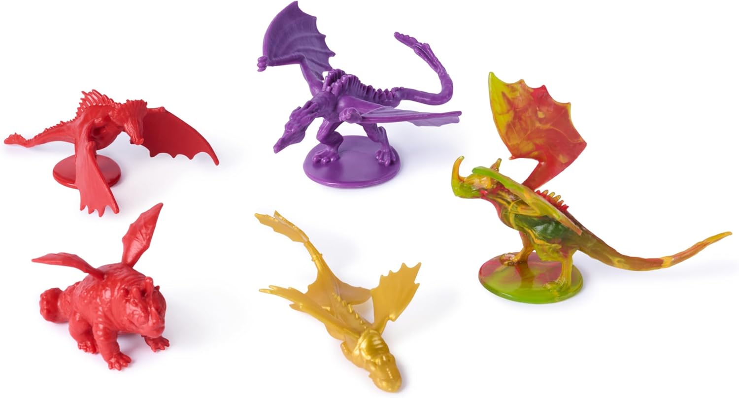 DreamWorks Dragons, World of Berk: Dragon Flock Arena, 50 Collectible Dragons and Vikings Figures for Ages 4 and up