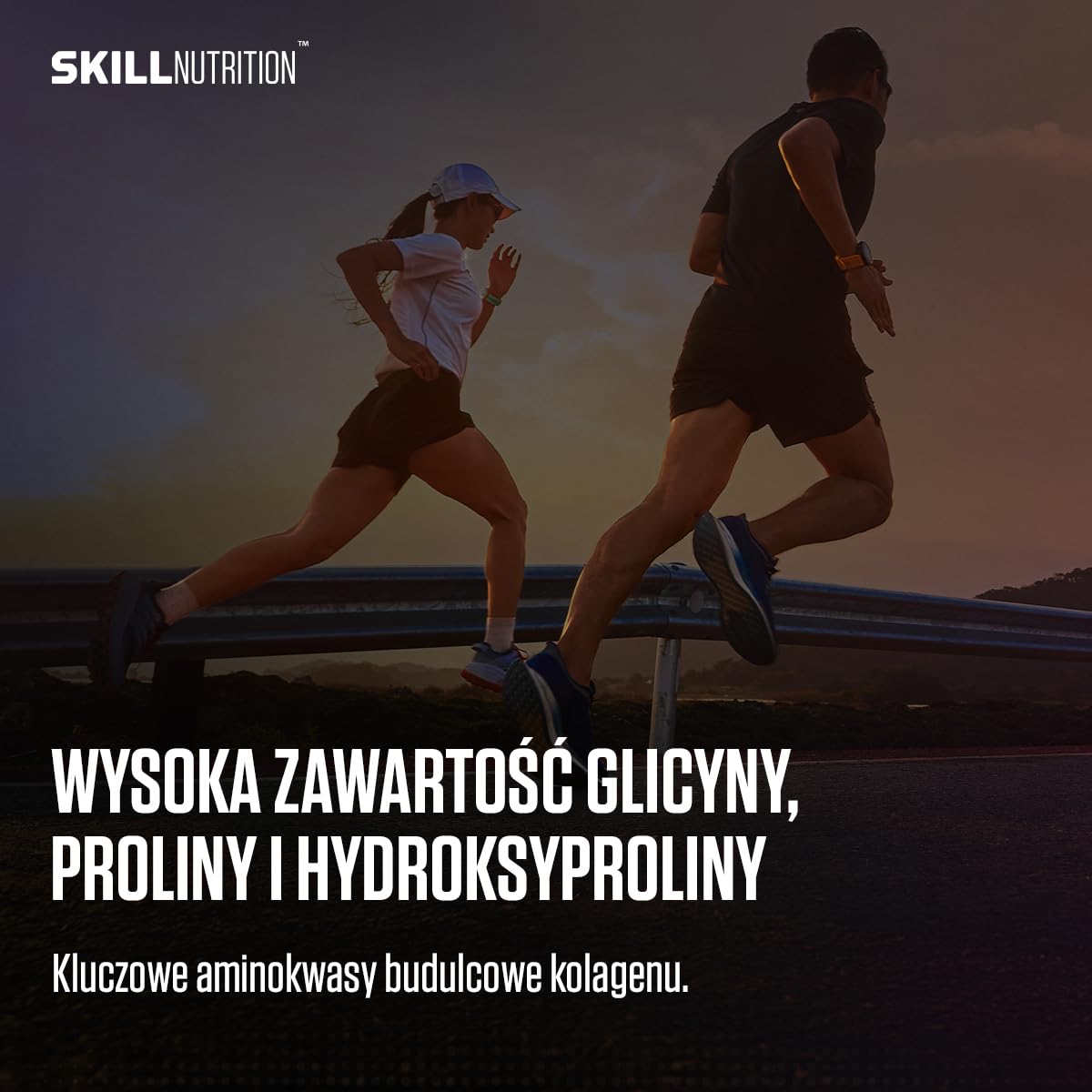 Skill Nutrition Hydrolizowany Kolagen Typu I & III | Smak Ananas | Peptydy kolagenowe o wysokiej przyswajalności | 18 aminokwasów: bogaty profil z glicyną, proliną i hydroksyproliną | 660g