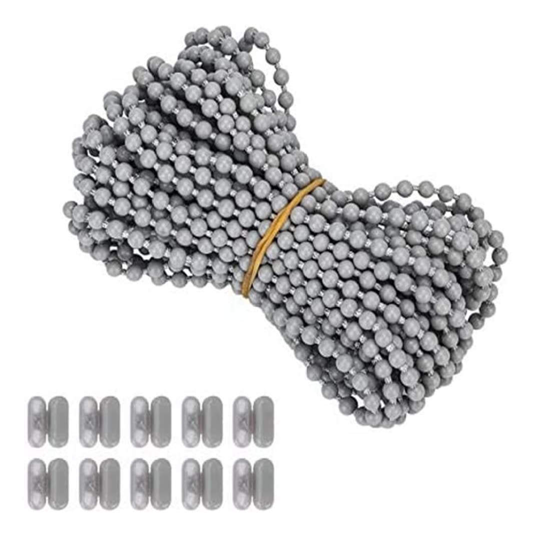 Pesoncarl Roller Blind Beaded 10m Chain Roman Shade Curtain Beads Window Blinds Accessories