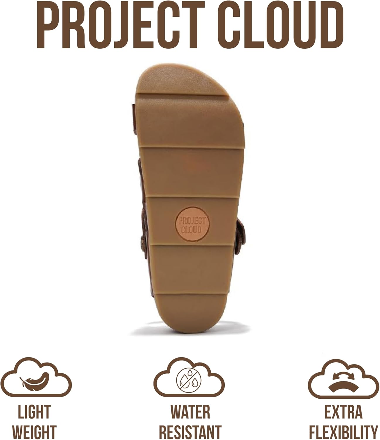 Project Cloud Platform Sandals Women – Strappy Wedges with Comfortable Plush & Soft Insole – Lightweight & Non Slip Platform Sandals for Women 2026