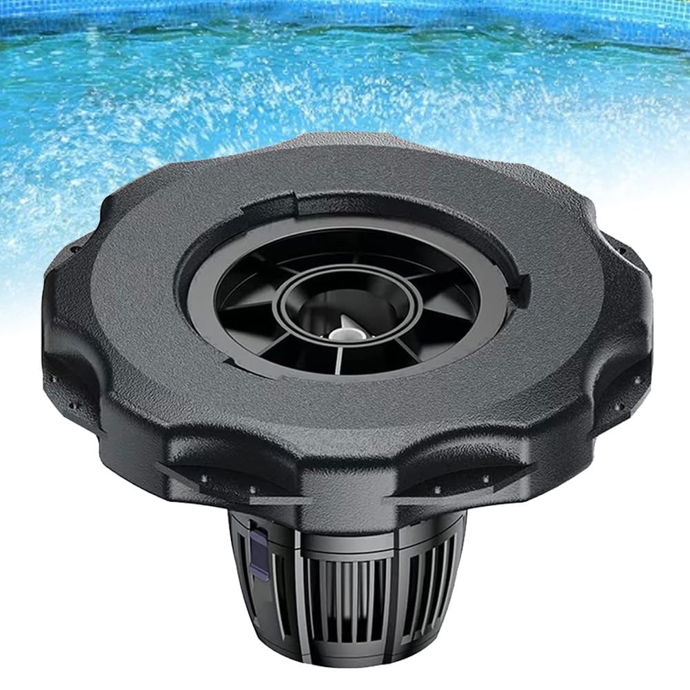 Pompe à eau flottante pour fontaine de bassin avec jets de pulvérisation à 360 ° - Économie d'énergie - Filtre d'admission - Aérateur en céramique pour bassin à poissons - Circulation de l'oxygène