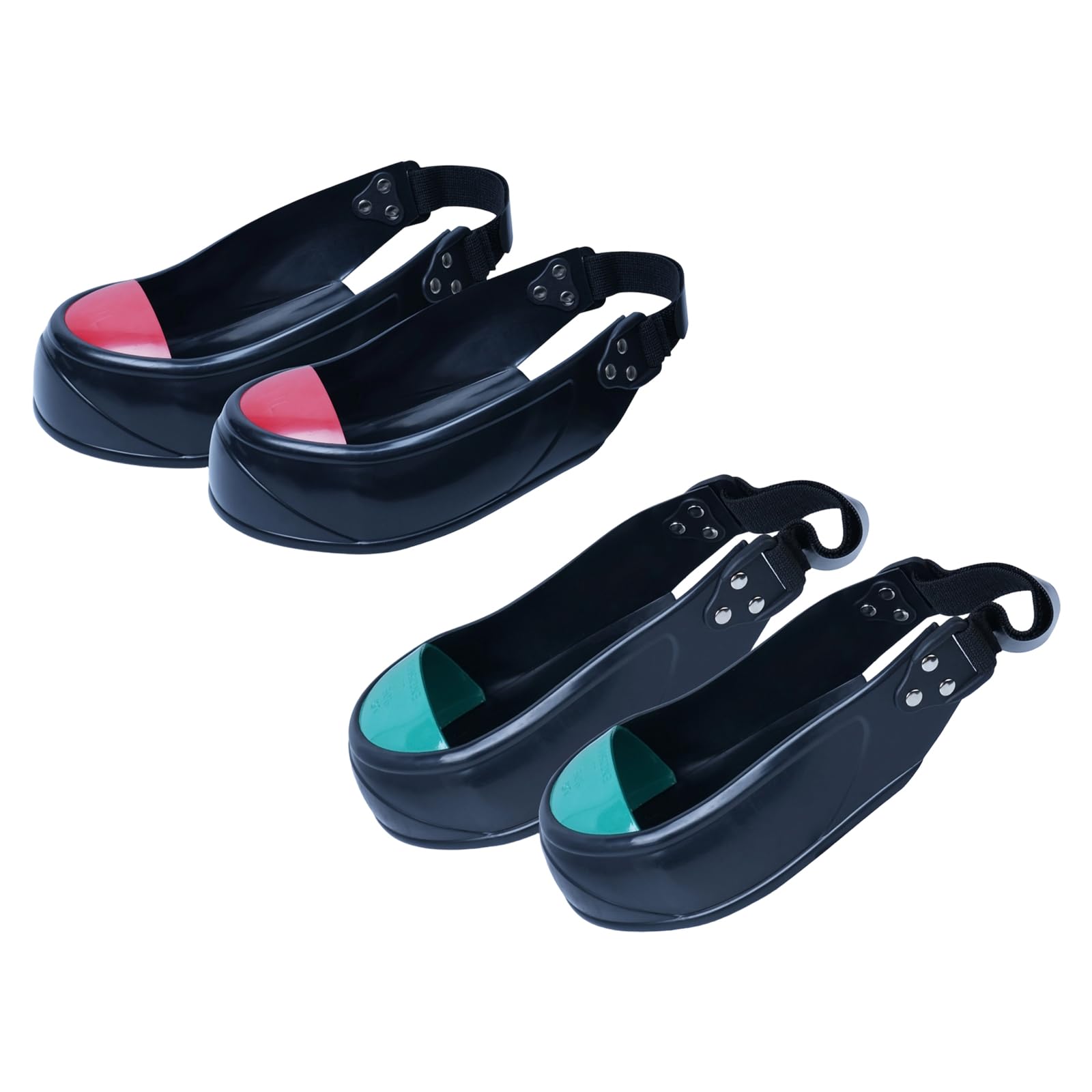 Protezioni per le dita dei piedi in acciaio resistente con cinturino regolabile Copriscarpe sicurezza Anti-sfondamento Copriscarpe da lavoro per uomo e donna Accessori per scarpe antinfortunistiche