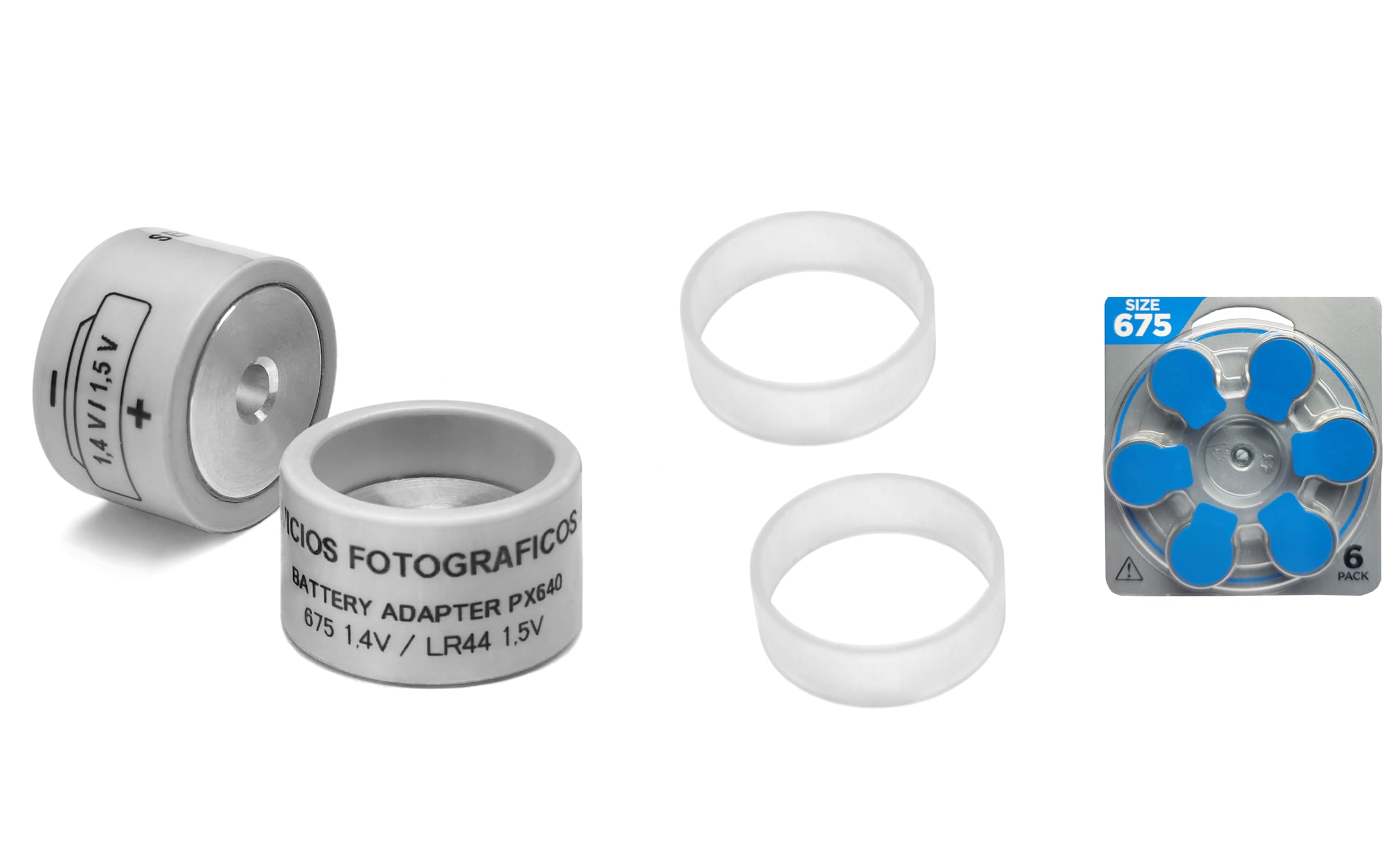 PX640 Adattatori e 6 Batterie 675