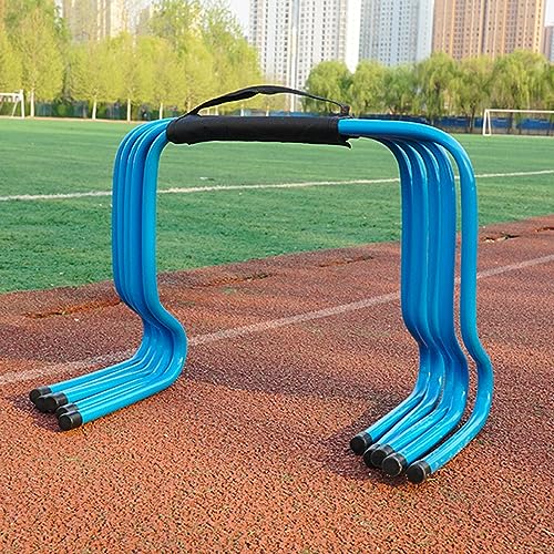 Haies d'agilité multicolores pour entraînement de vitesse au lycée