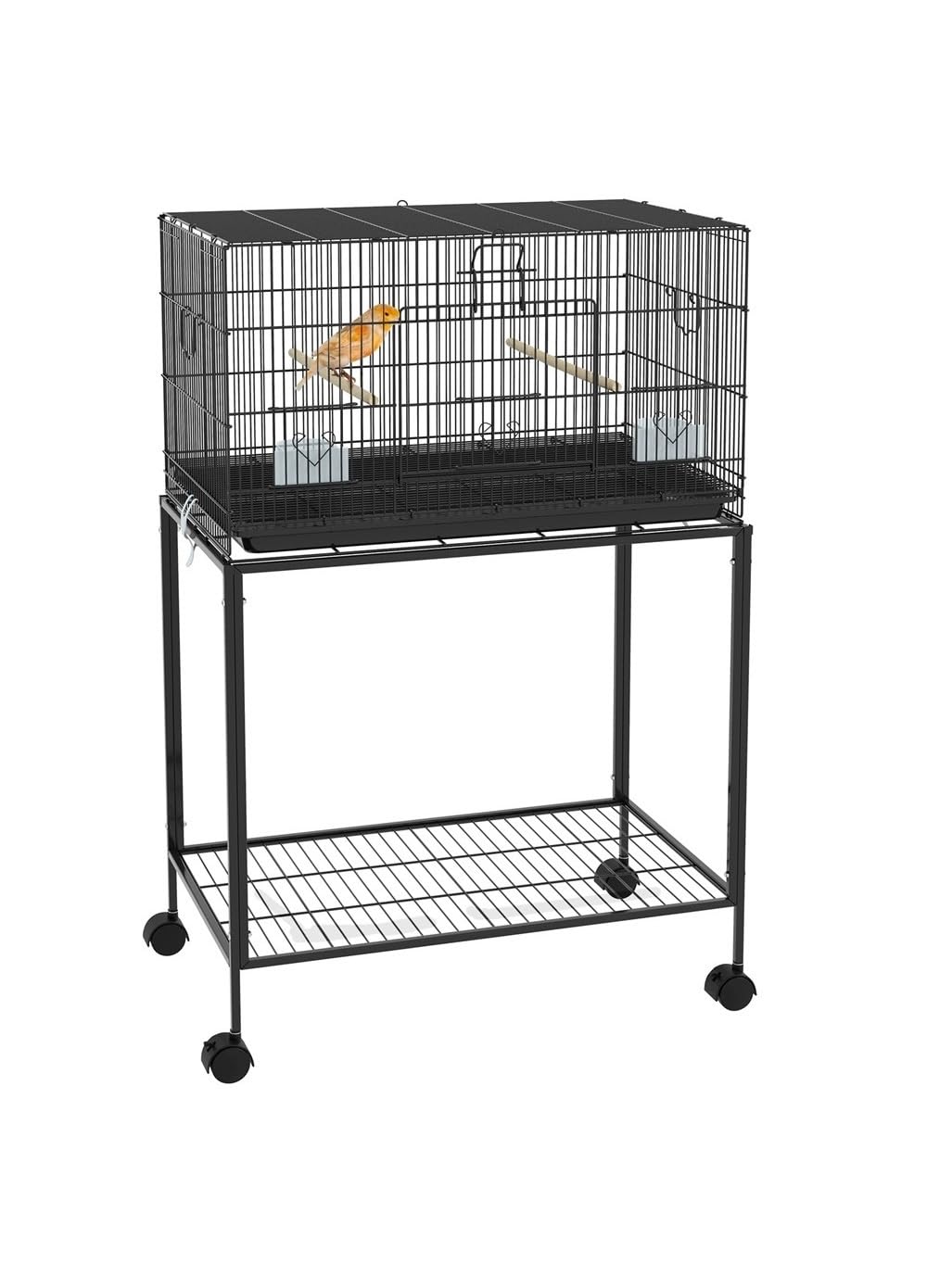 Cage oiseaux compacte et décorative pour salon idéale perruches et finches