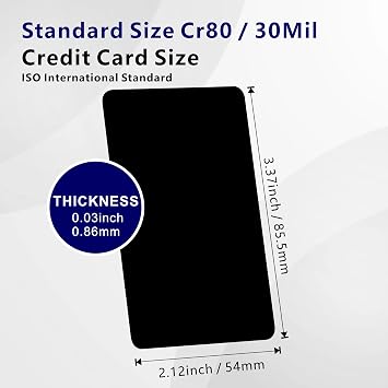 10pcs NFC Tags NTAG215 NFC Cards NFC Business Card Black NFC Card Programmable NFC Chip Compatible with NFC Enabled Mobile Phones & Devices