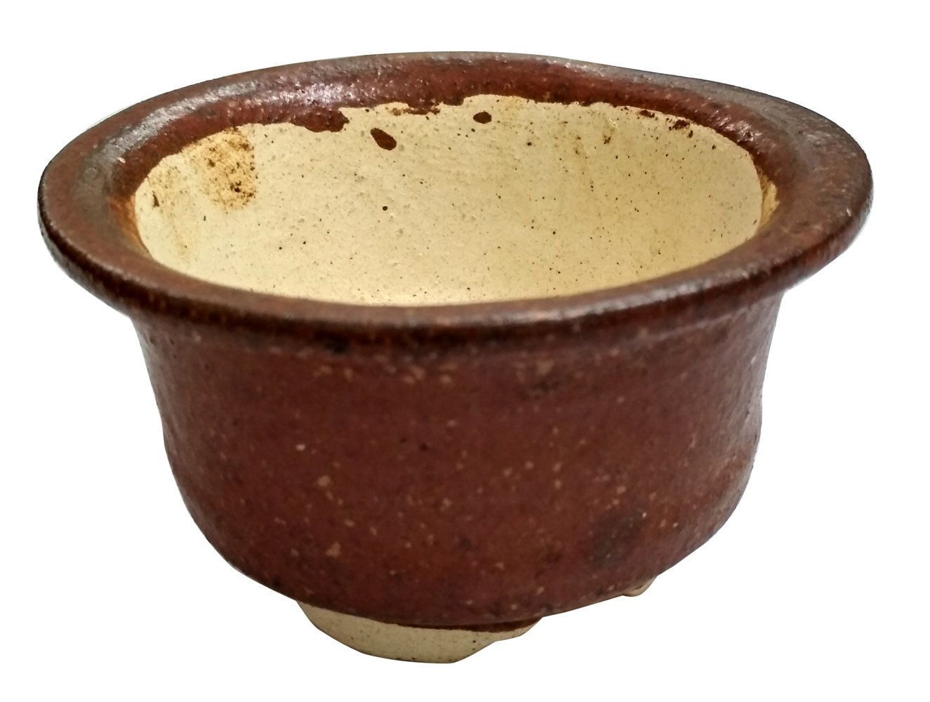 RootsOfLife Buddha Crafts Stoneware Ceramic Pot/Planter/Indoor Planter to Grow Cactus/adeniums/Bonsai/Succulents