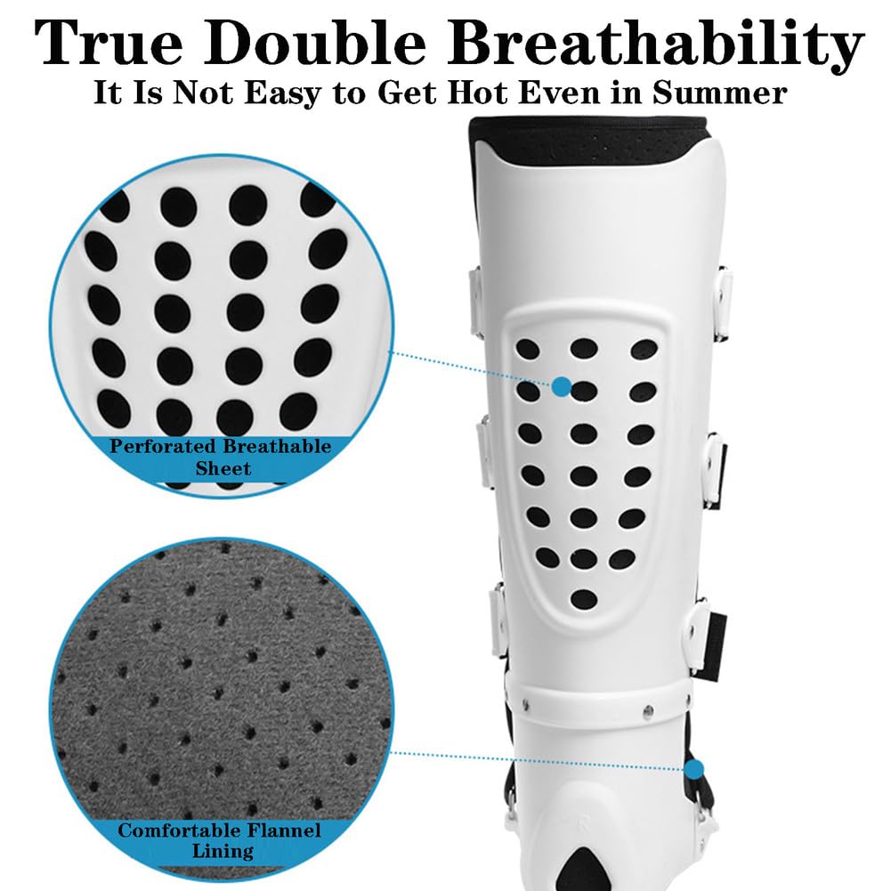 Barefoot Corrector, Férula Nocturna Unisex for pie, férula for caído for Tratar la Fascitis Plantar y tendinitis de Aquiles(B 1 Pair,Large)
