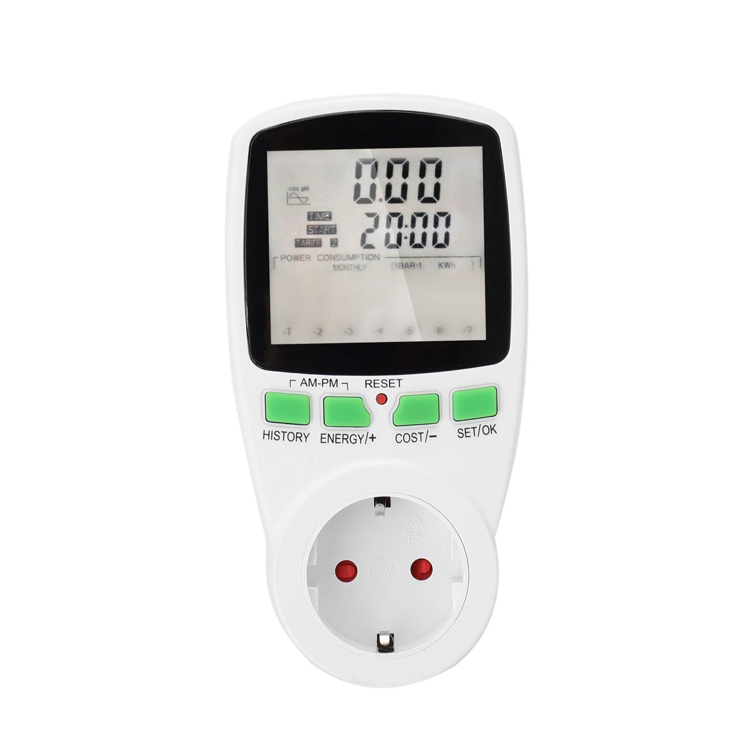 Buy Fanryy Ac Power Meters,AC Power Meters Digital Wattmeter Energy