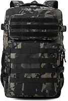 Mochila Impermeável 30L Reforçada com Patch Emborrachado – Mochila Grande de Viagem, Camping, Academia e Uso Diário Masculino