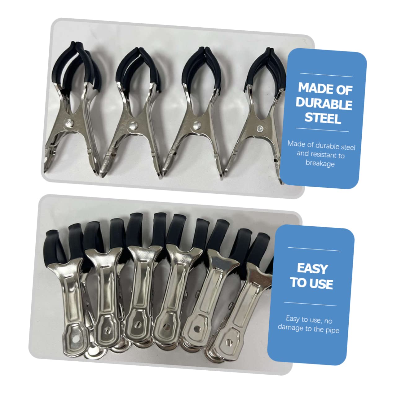 BESTonZON 15piezas Clips De Indentación Para Saxofón y Clarinete Herramientas De Reparación De Instrumentos De Acero Inoxidable Accesorios Duraderos Para Mantenimiento Musical