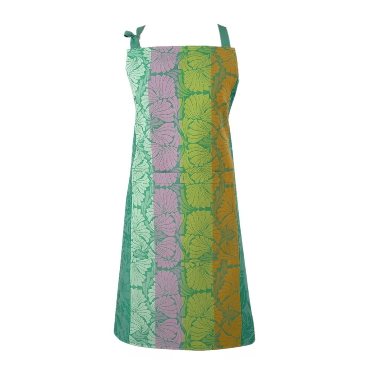 LE JACQUARD FRANÇAIS Cottage Jardin 29041 - Grembiule in cotone, 80 x 96 cm, verde, 80x96 cm
