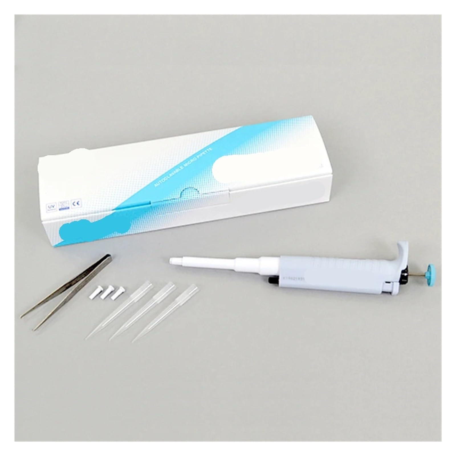 Micropipeta digital de alta precisión, diseño resistente a la temperatura, dispensación precisa para uso en laboratorio