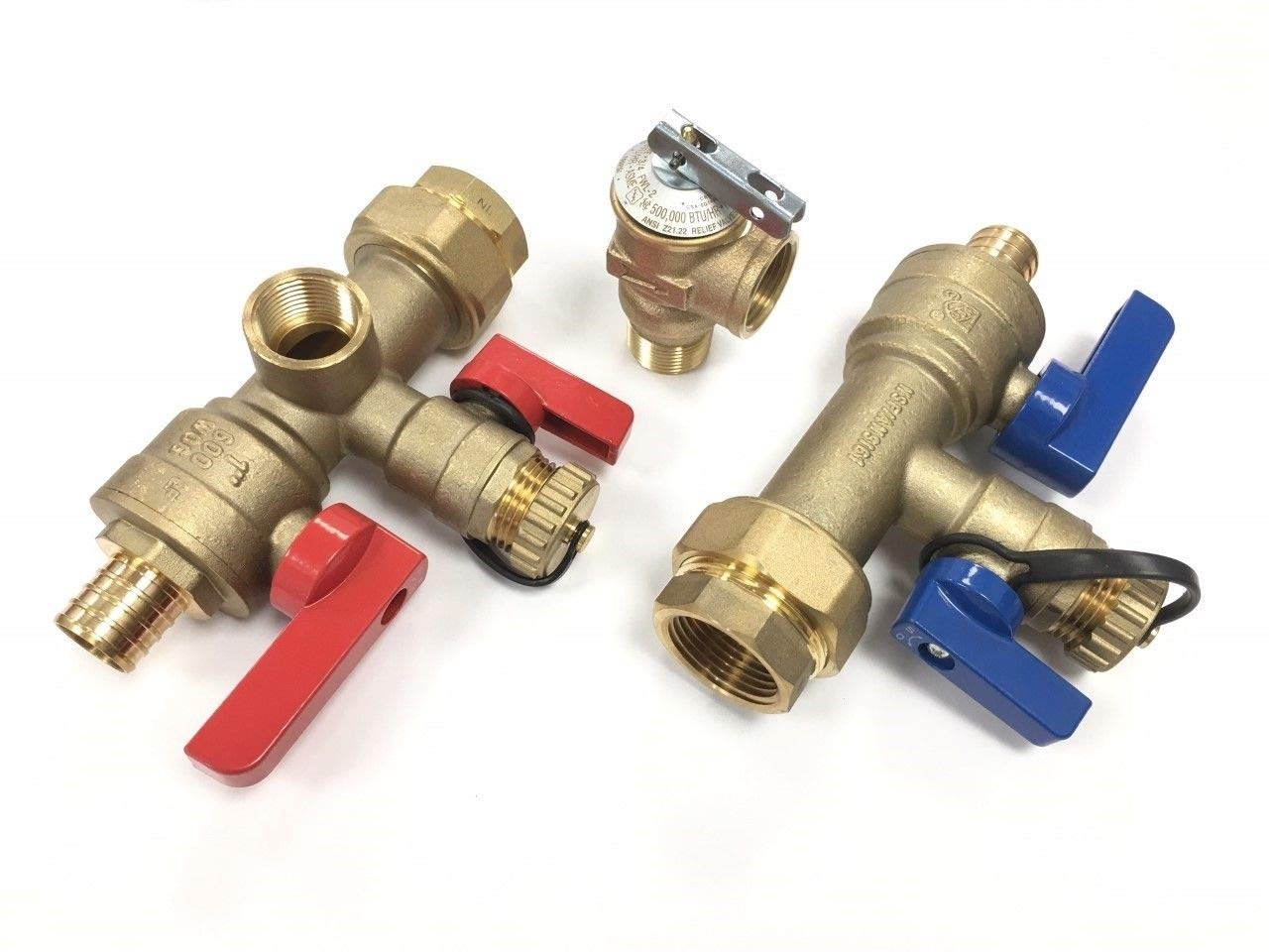 PEX 3/4 Tankless Water Heater Isolation Valves Kit - Installation Service  - Amazon.com