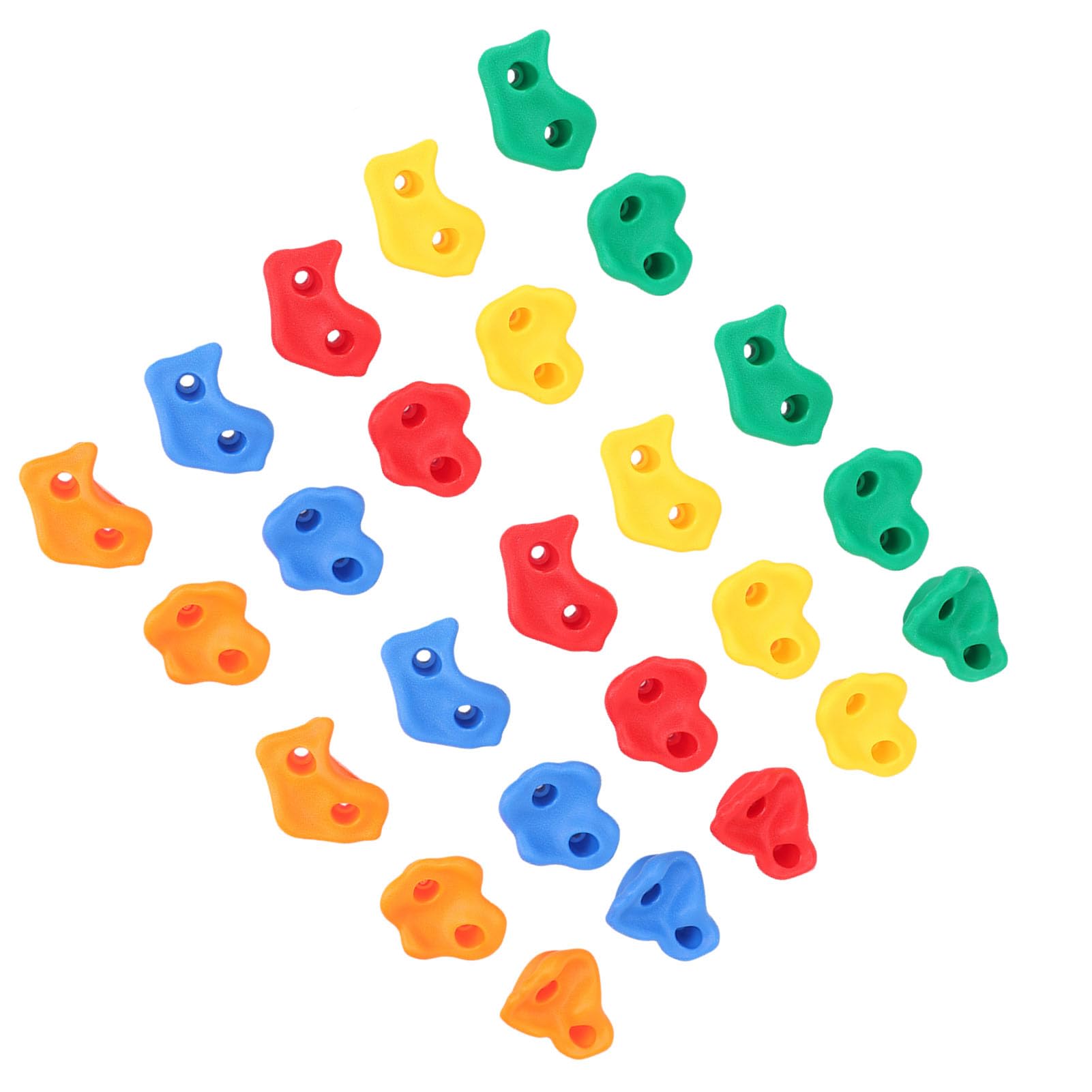 Brrnoo Set Parete Arrampicata per Bambini Multicolore, Rocce Gioco Sicure