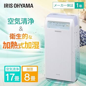 Amazon.co.jp: アイリスオーヤマ 加湿 空気清浄機 17畳 脱臭