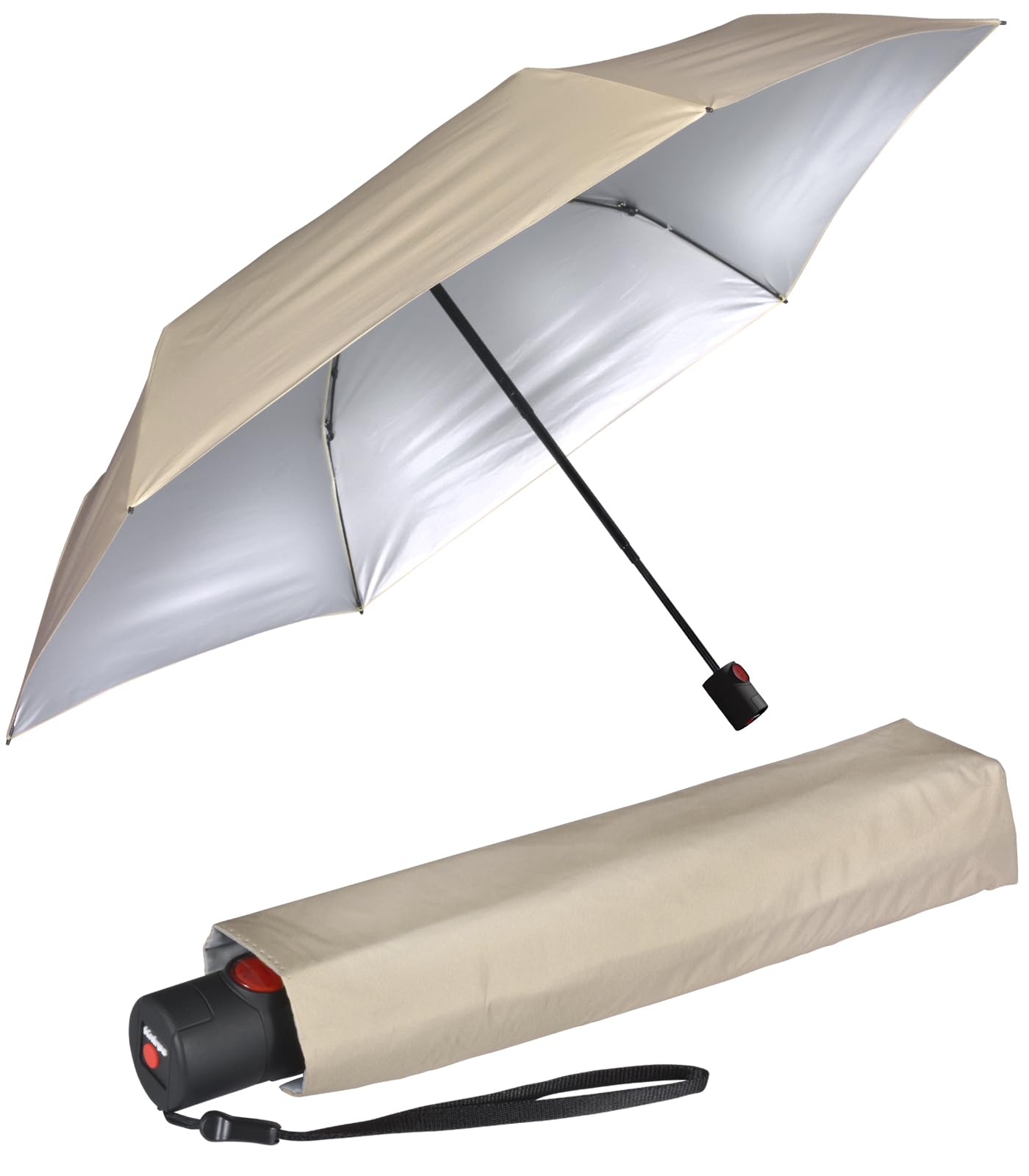 Ombrello tascabile in Knirps Ultra U.200 Medium Duomatic - automatico aperto-chiuso - a prova di tempesta - antivento
