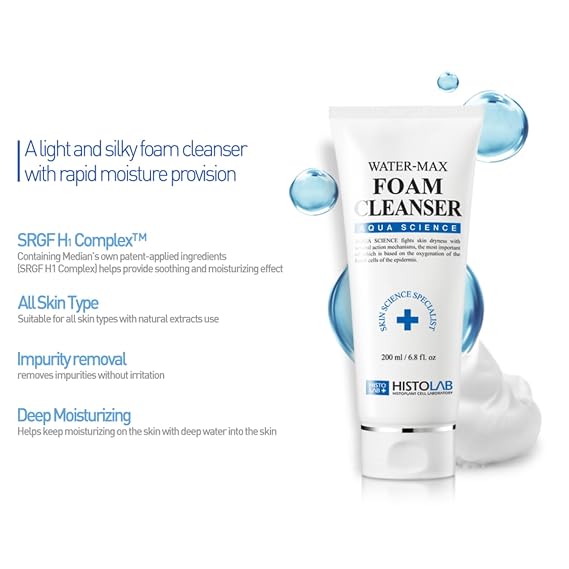 HISTOLAB Water-Max Foam Cleanser (200ml/6.76 fl. oz)