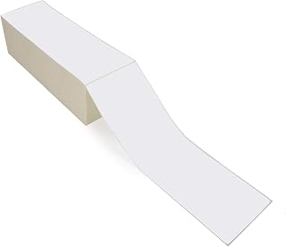 Smith Corona - 4x12 Thermal Transfer Fanfold Labels - 2000 Labels Per Box