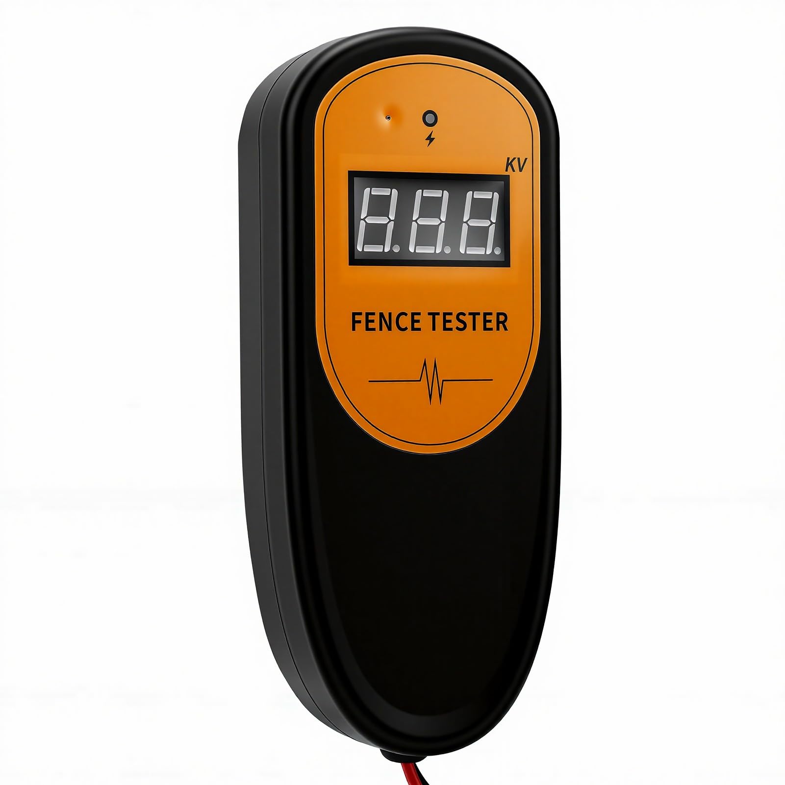 Tester di Tensione per Recinto Elettrico, Misuratore di Tensione Digitale a Impulsi da 500 V a 13 KV con Protezione del Circuito di Funzionamento a un Pulsante, Rilevatore di