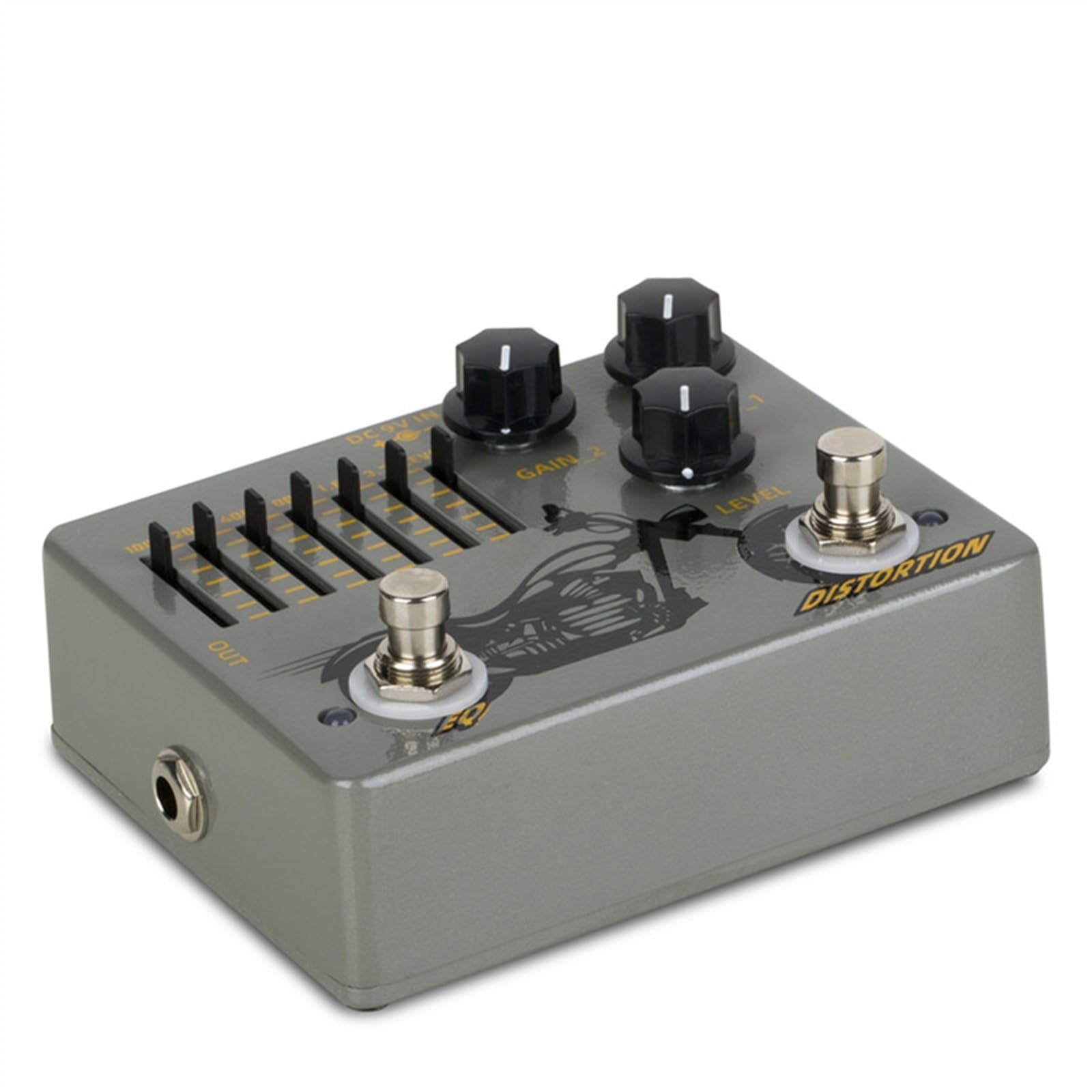 modulacyjny pedał gitarowy Distortion EQ Pedał Efektów Akcesoria Gitarowe Podwójny Pedał Gitary