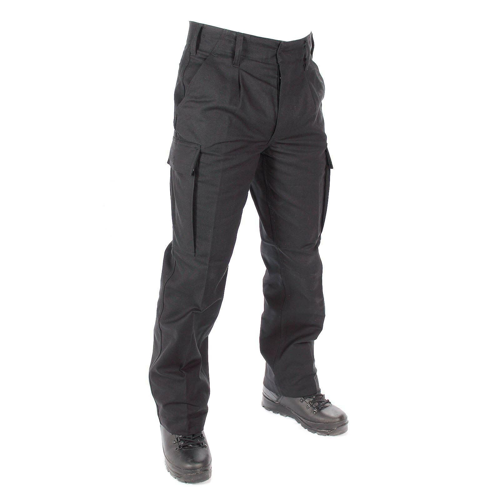 Militar Genuine German Army Issue Moleskin Pants Field Combat BW Black Trousers