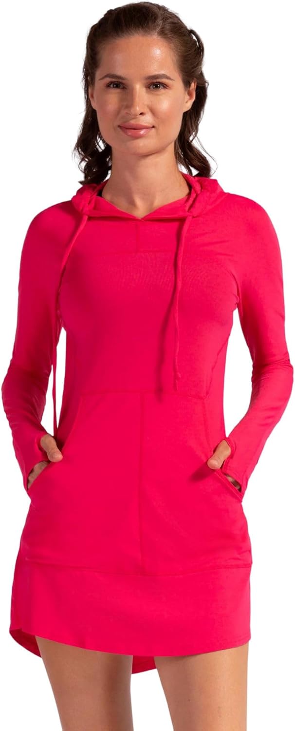 Women's UPF 50+ Sun Protection Active Hoodie Dress
