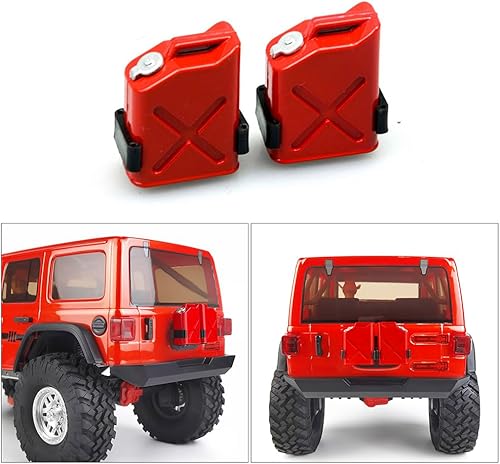 Miniatura 3 de MOHERO Depósito de combustible ABS escala 110 RC para camión 110 Wraith Axial SCX10 EXO AX10 Accesorio Paquete de 2