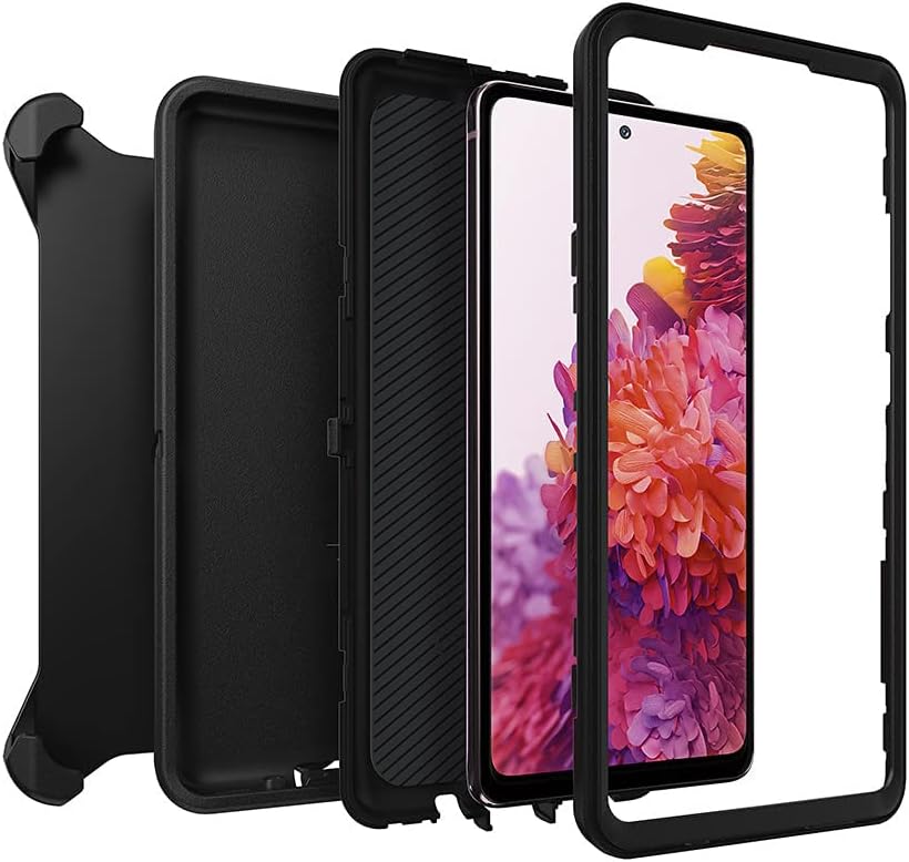 Defender Case Compatible with Samsung Galaxy S20 FE Case 5G - Black