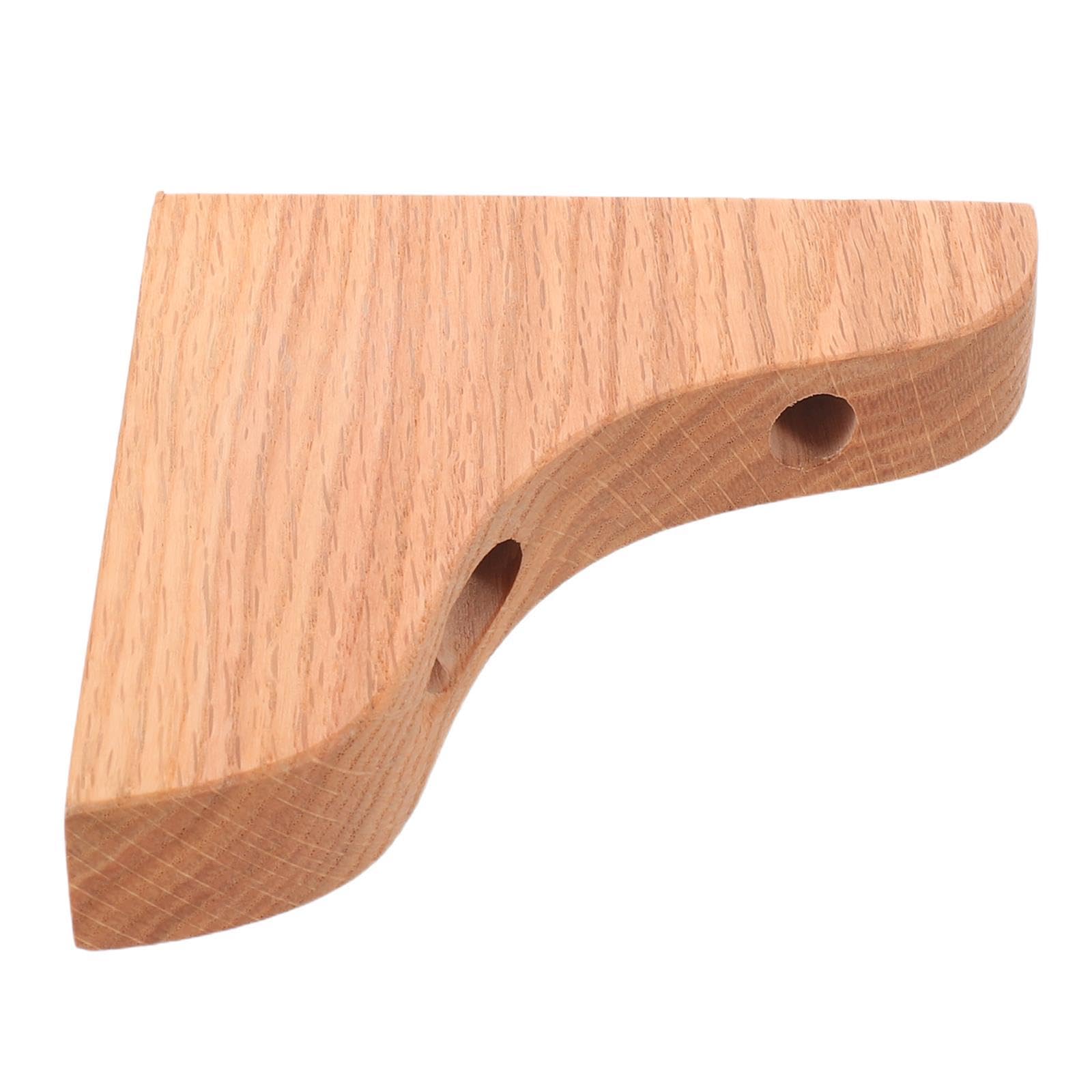 Console murale en bois pour étagère flottante de cuisine triangulaire