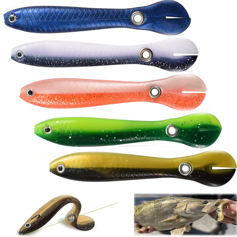 Gummiköder Set 11 Farben - Für Zander, Barsch & Forelle