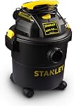 Stanley Wet/Dry Vacuum, 5 Gallon, 4 Horsepower AC , Black, SL18115P